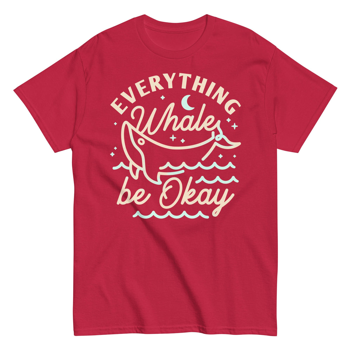 Everything Whale Be Okay - T-shirt de homem
