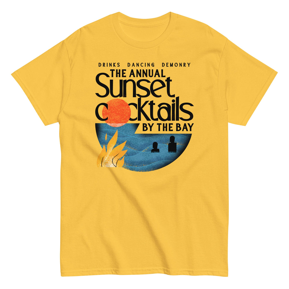 The Annual Sunset Cocktails By The Bay - T-shirt herr