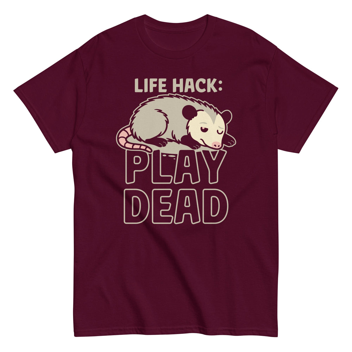 Life Hack Play Dead - T-shirt herr