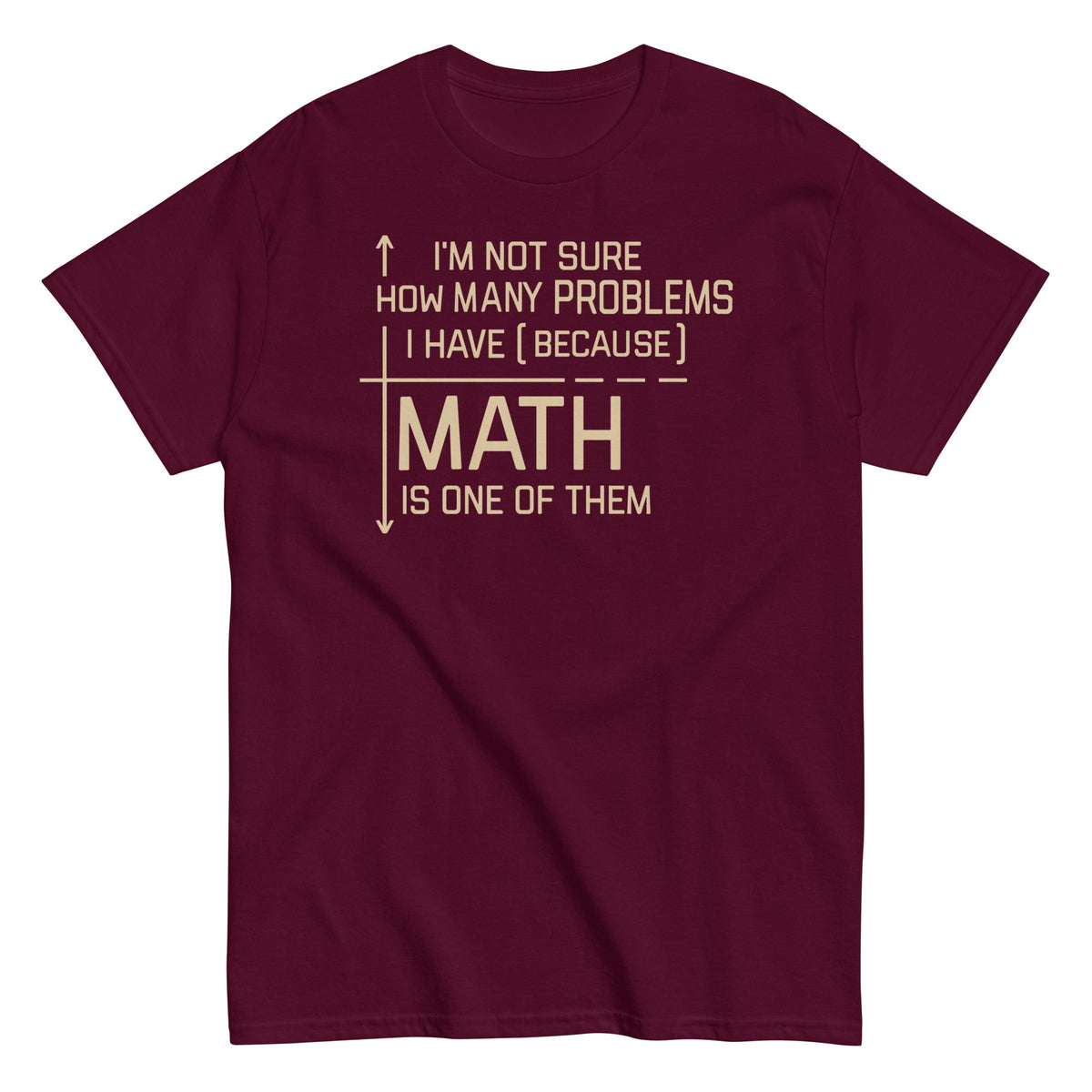 I'm Not Sure How Many Problems I Have - T-shirt de homem