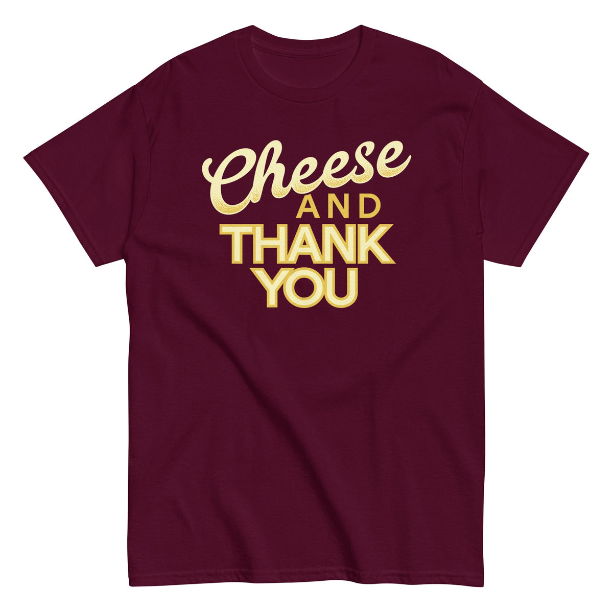 Cheese And Thank You - T-shirt de homem
