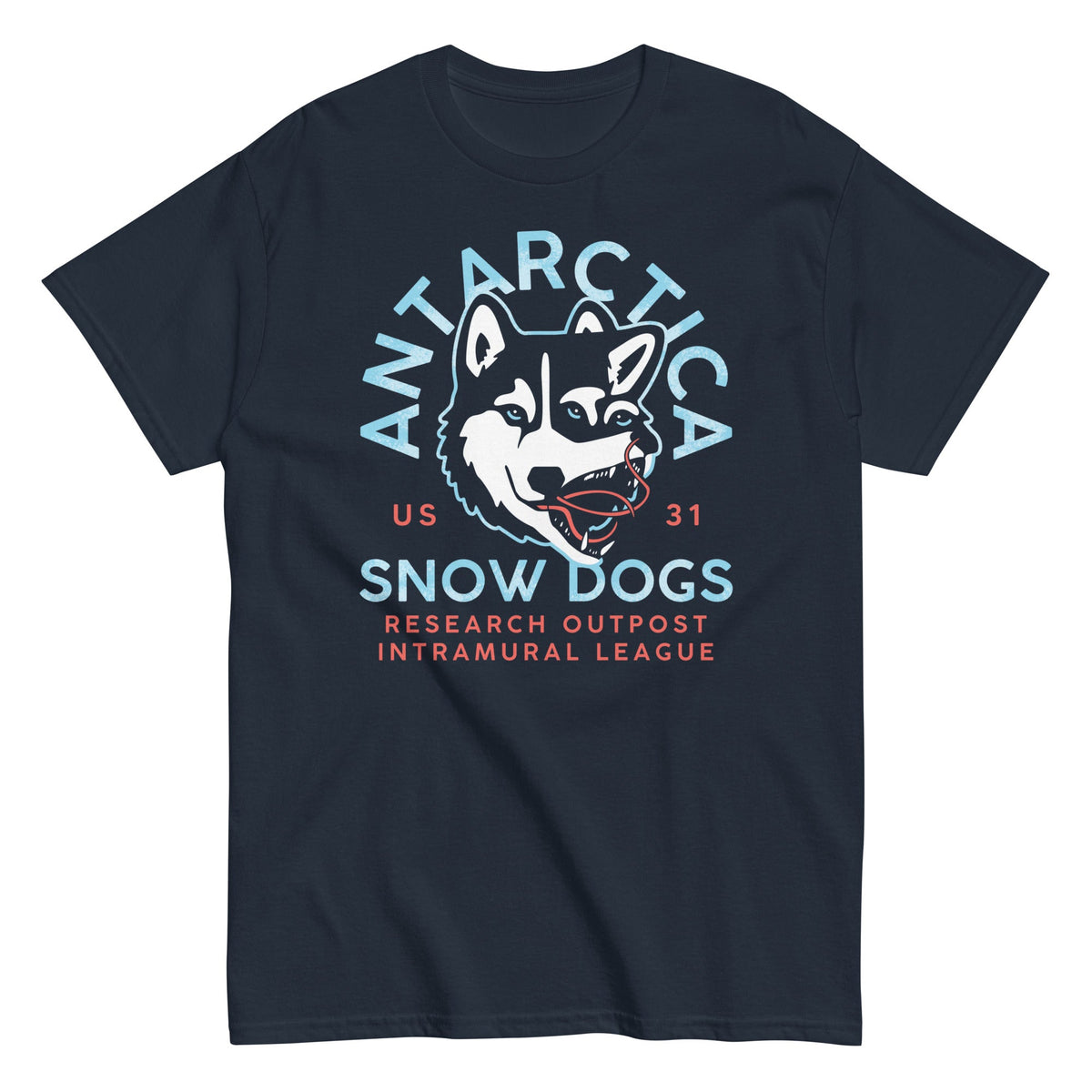 Antarctica Snow Dogs - T-shirt herr