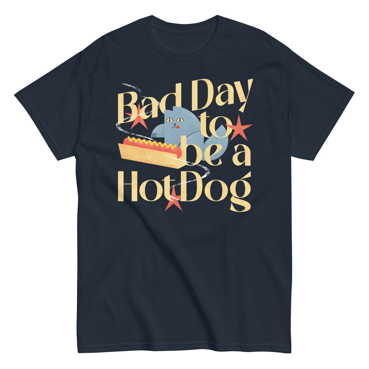 Bad Day To Be A Hot Dog - T-shirt herr