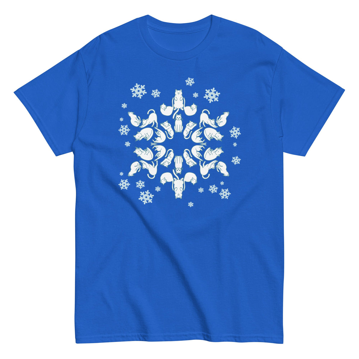 Cat Snowflake - T-shirt de homem