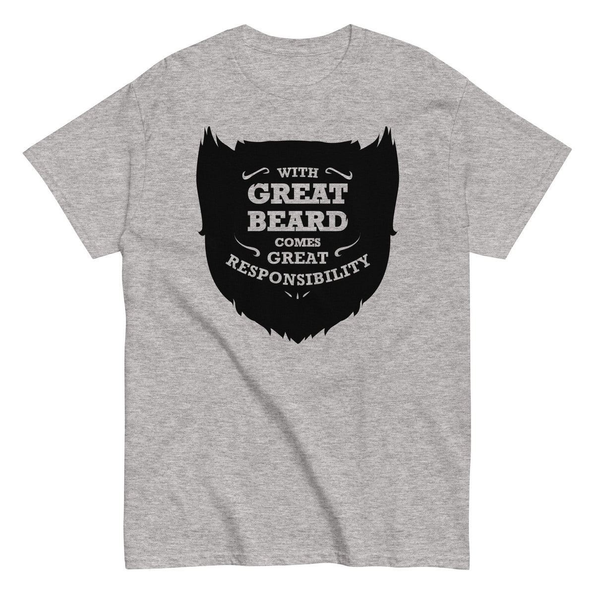 With Great Beard Comes Great Responsibility - T-shirt de homem