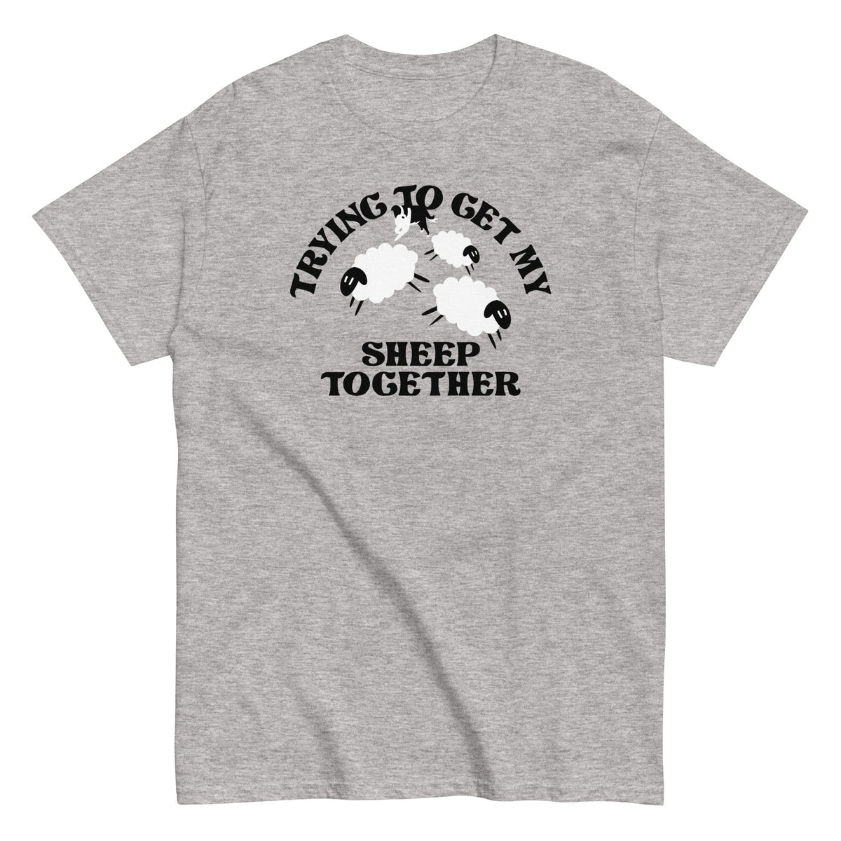 Trying To Get My Sheep Together - T-shirt herr
