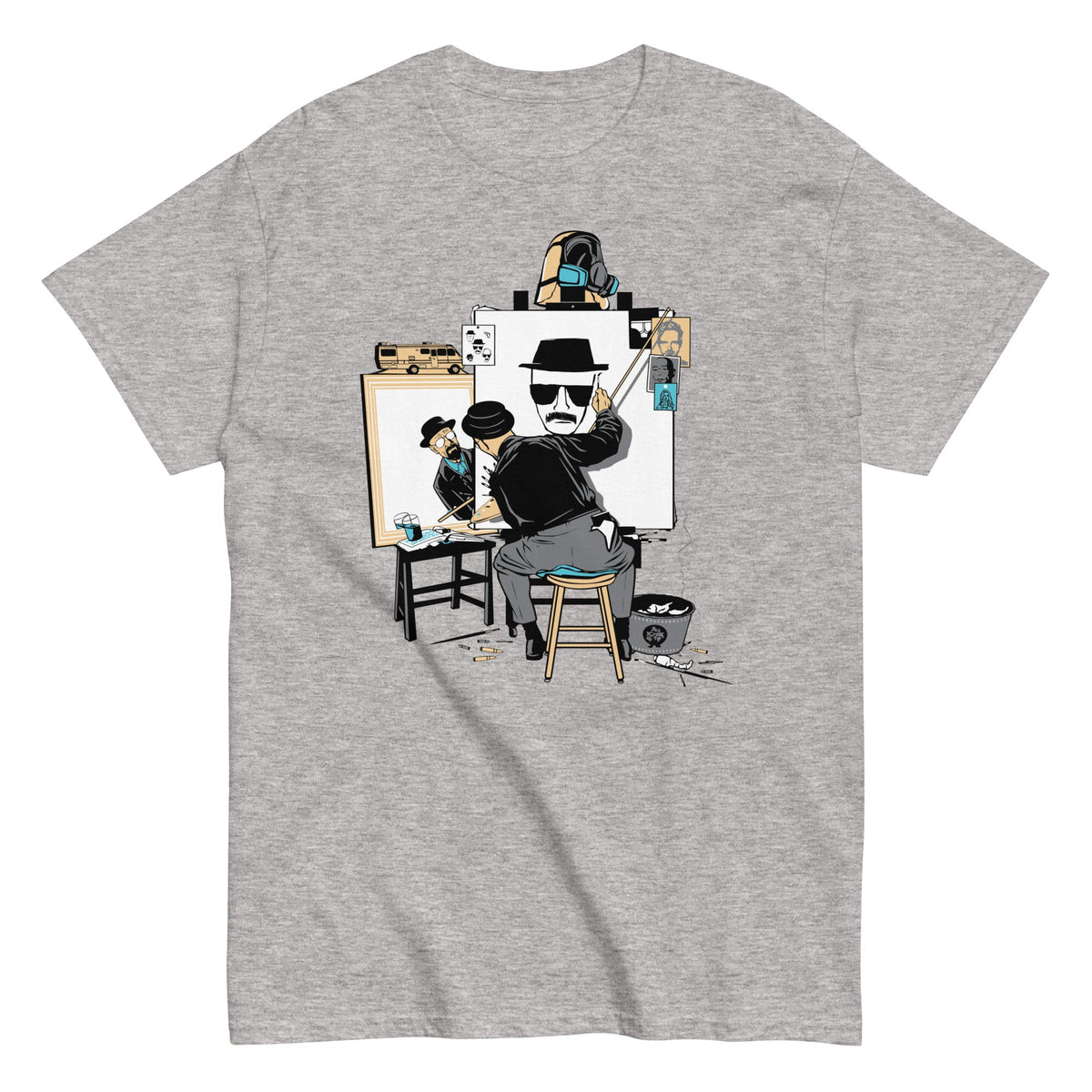 Heisenberg Self Portrait - T-shirt herr