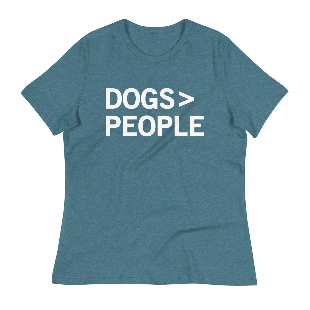 Dogs>People - Dames T-shirt