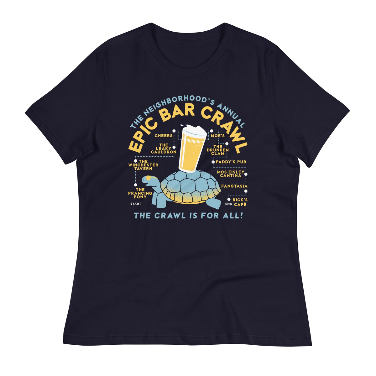 Epic Bar Crawl - T-shirt de mulher
